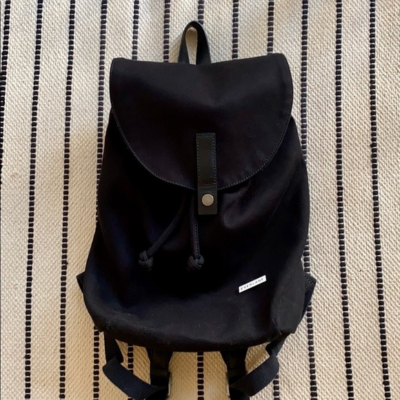 Everlane Handbags - Everlane • Black Canvas Utility Backpack